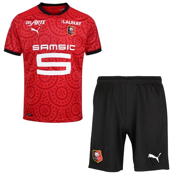 Camiseta Stade Rennais Primera equipo Niños 2020-21 Rojo